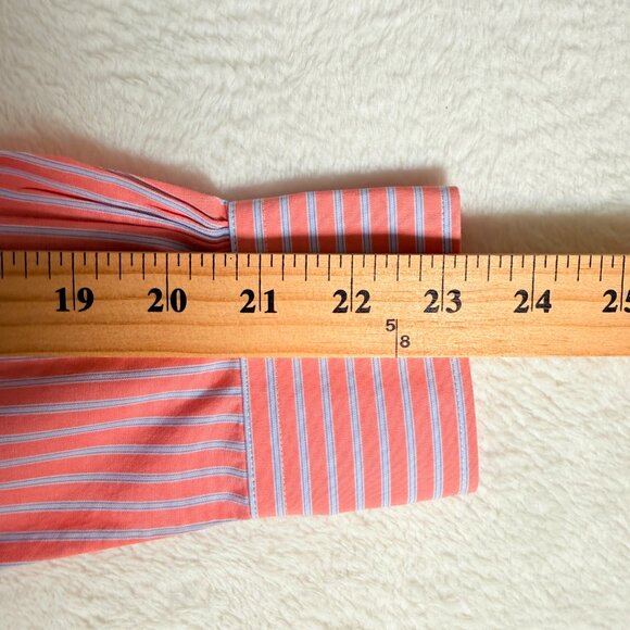 Brooks Brothers Women’s Blouse Fitted Non-Iron 100% Cotton Pink Stripes Button 4 - Picture 6 of 6